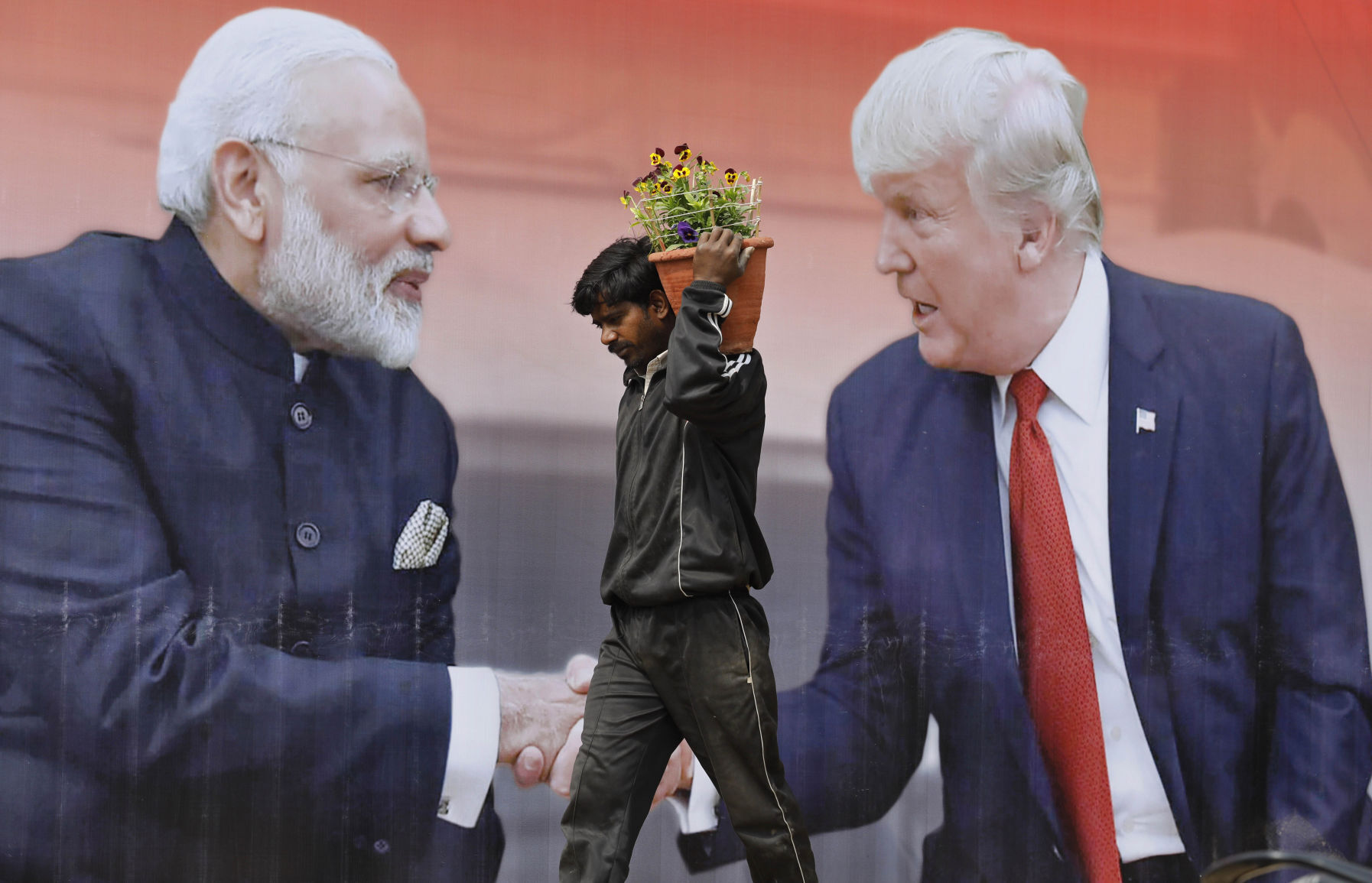 APTOPIX India US Trump